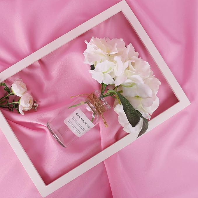 GFCC 6FTX9FT Pink Backdrop Background - for Photography Photo Booth Backdrop for Photoshoot Background Screen Video Recording Parties Curtain