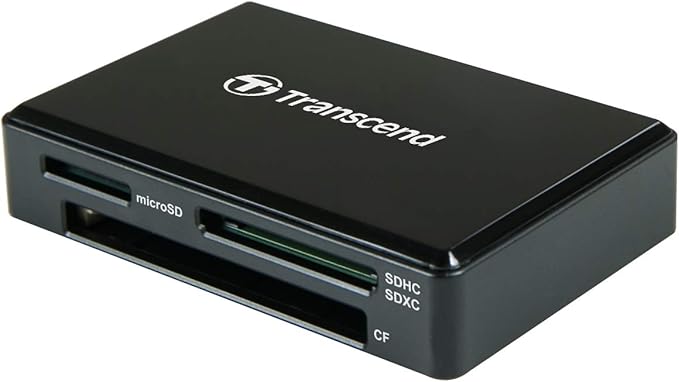 Transcend USB 3.1 Gen 1 Type-C All-in-1 Multi-Card Reader (CF/SD/SDHC/SDXC/microSD)