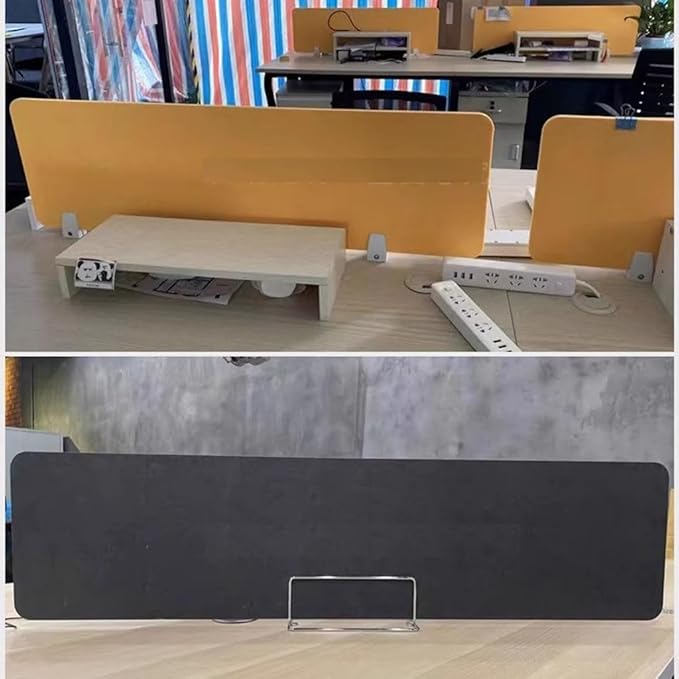 Acoustic Desk Divider for Privacy, Noise Reduction Panel, Visual Distraction Shield, Ideal Home Offices, Workstations, and Study Spaces, Enhance Focus Comfort.