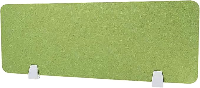 Desk Divider Privacy Panel Clamp-on Acoustic Freestanding Desktop Partition Dividers for Office Student Sound Proof Reducing Noise Visual Distractions Green 30 * 100cm