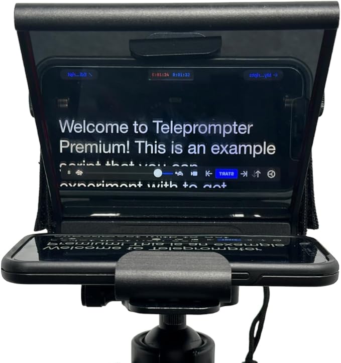 Glide Gear TMP 75 Teleprompter - Laptop, DSLR, Smartphone - Carry Case, No Assembly