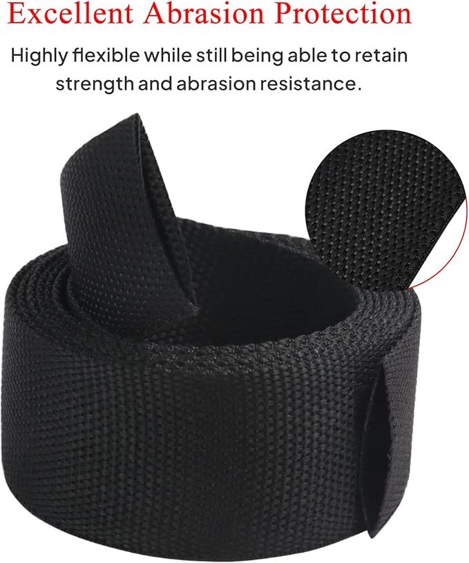 2 in 1 Heat Shrink Braided Sleeving Fabric Tubing-Ideal fit Irregular Shape Hose/Cable/Wire (1/2"(12mm), 22FT)