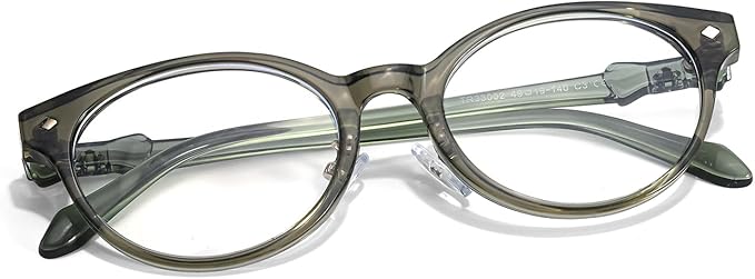 IGnaef Blue Light Blocking Glasses for Women, Oval Frame Bluelight Glasses for Gaming/Computer/Screen BL6216