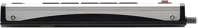 Eaton Tripp Lite Series Surge Protector Power Strip with USB Ports, Metal, 8 Outlets, 1 USB-A & 1 USB-C Charging Station, 2100 Joules, 8ft Braided Extension Cord, UL Listed (TLM88USBC)