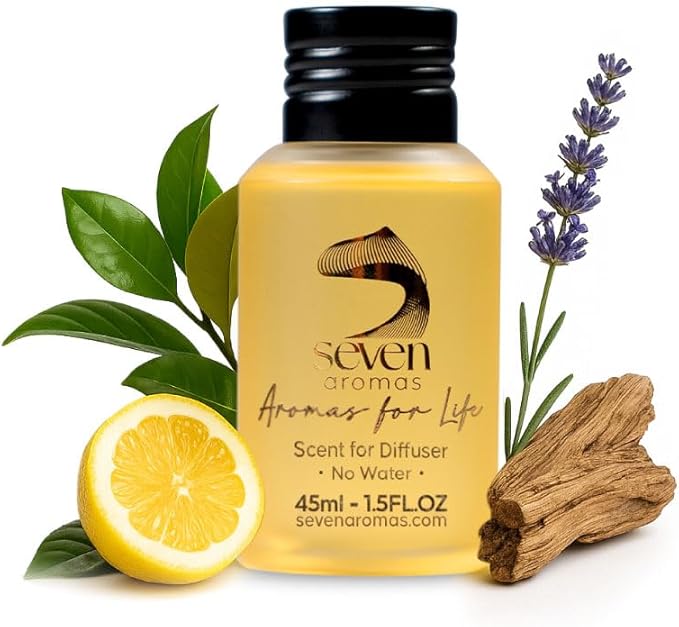 SevenAromas Hotel Scent Diffuser Oil, Luxury Hotel-Inspired Essential Oil for Aromatherapy & HVAC Diffusers – Premium Dropper Bottle - 45 ml 1.52 FL oz (Bora Bora)