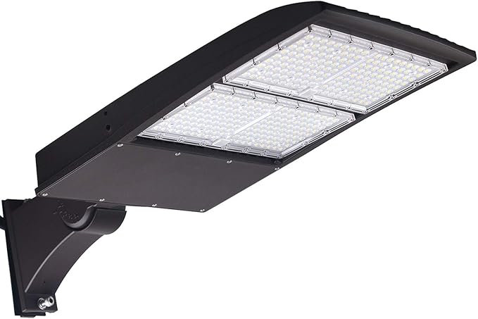 300W LED Parking Lot Lights, 20KV Surge Protection LED Shoebox Lights with Direct Arms Mount, 5000K 1000W MH/HPS Equiv. 40,500-42,000LM, DLC Premium UL cUL AC 100-277V