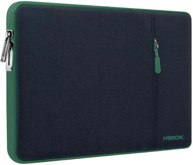 Hseok Laptop Case 15.6 Inch Sleeve, Shockproof Protective Water Repellent with Accessory Pocket,Compatible with Mac Pro 16 inch 2025-2019, Sleeve Bag for Most 15 15.6 16 Notebooks,B02K06