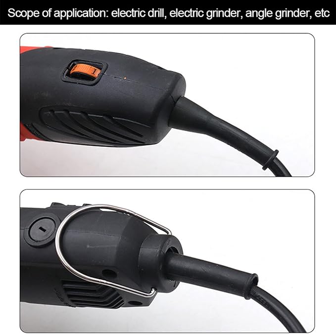 Strain Relief Cord Boot Protector Cable Rubber Sleeve Hose Strain Relief Protector for Electric Drill Grinder Cable Sleeves Cord Management
