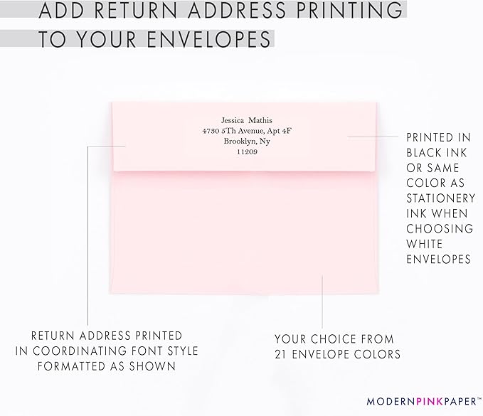 Personalized Monogram Stationery With Envelopes, FLAT Note Cards With Name, Farm Stationery Set, Watercolor Note Cards for Women, Stationary Paper With Initials, Your Choice of Colors and Quantity