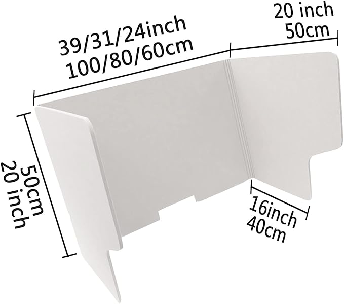 Foldable Acoustic Desk Divider Panels 2Pack Portable Soundproof Partitions Privacy Screens for Desks Ideal Schools Classrooms Offices Customizable Solutions