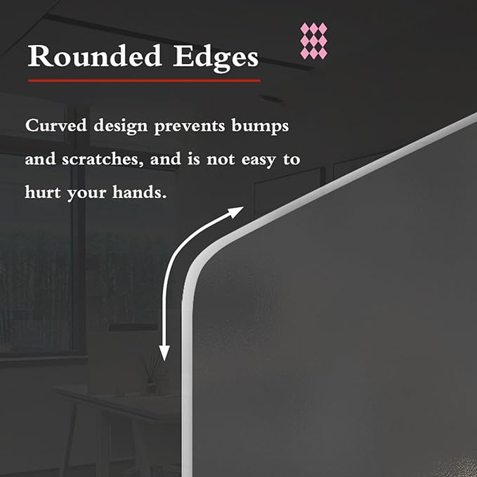 Desk Divider Acoustic Panel, Acrylic Privacy Separator, Noise Reduction for Office & School, Visual Distraction Panel Enhanced Focus and Productivity