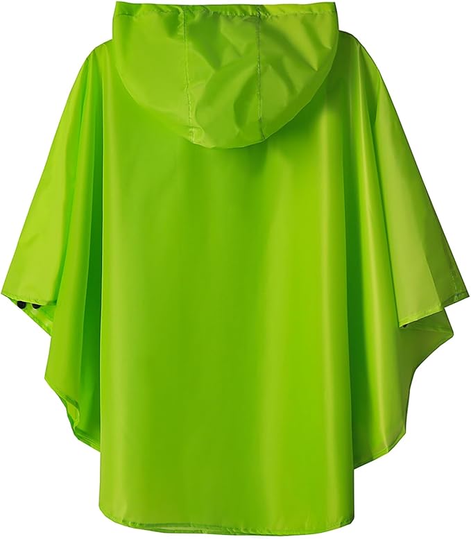 SaphiRose Lightweight Kids Rain Poncho Jacket Waterproof Outwear Rain Coat