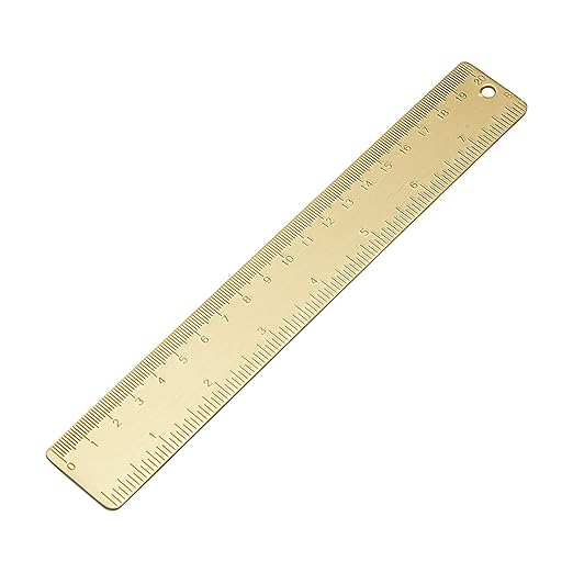 8 Inch Metal Rulers Straight Ruler Office School Students Stationery