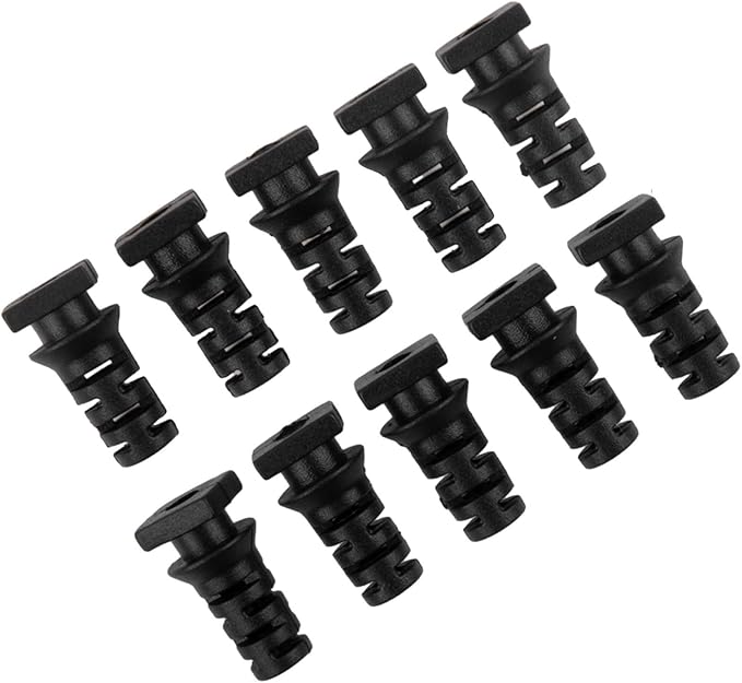 Cable Gland Connector Rubber Cable Sleeve for Power Tool Cord Protector, Strain Relief Bushing for Angle Grinder and Electric Drill,(3.5mm-Black)