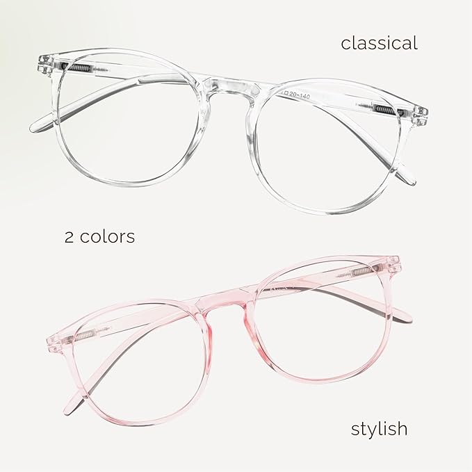IBOANN Blue Light Glasses for Woman/Men, Fashion Blue Light Glasses Men, Fake Glasses Help Reduce Screen Fatigue