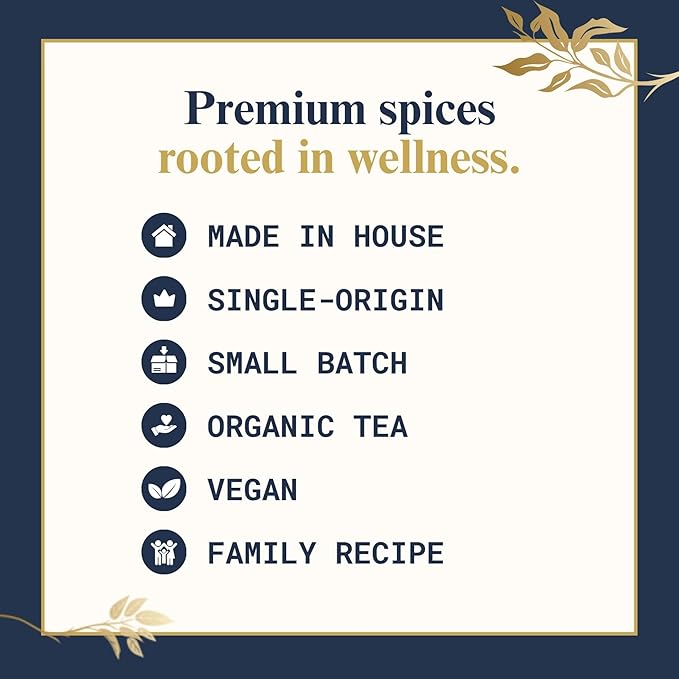The Chai Box Loose Leaf Mango Tea - Featured in Oprah's Favorite Things | Caffeinated Black Tea with Mango,Coconut, Cinnamon & Clove ( Pack of 1) 2.5 oz | Makes 25 Cups | Small Batch Loose Leaf Tea with Whole, Premium Spices