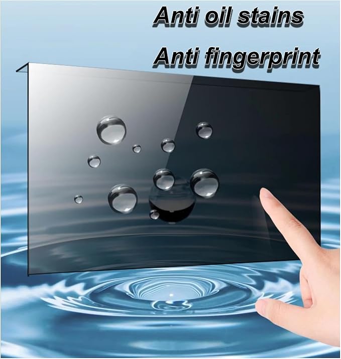 LYLSMGS Hanging Computer Privacy Screen Protector Shield 25 inch 16:9 Widescreen Desktop Monitor, Anti Blue Light & Glare Filter - Compatible with LG Dell HP Acer and More (22.44X13.38 in)