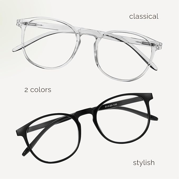 IBOANN Blue Light Glasses for Woman/Men, Fashion Blue Light Glasses Men, Fake Glasses Help Reduce Screen Fatigue