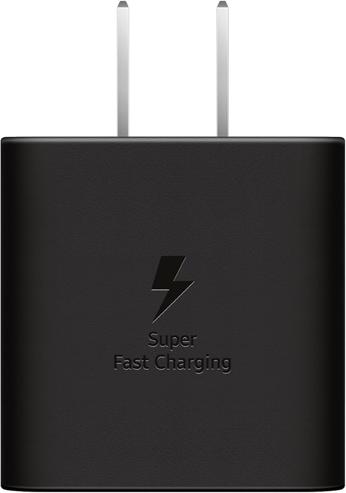 SAMSUNG 45W Wall Charger Power Adapter with Cable Included, Super Fast Charging for Galaxy Phones, Tablets and USB Type C Devices, Low Standby Power Consumption, EP-T4511XBEGUS, Black