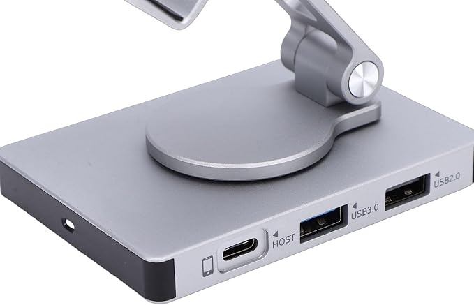 Zopsc Tablet Docking Station, 8 in 1 Type C Hub with 100W PD Fast Charge, 4K 60Hz Output, Memory Card Reader, Gigabit Ethernet, for Cellphone Tablet Laptop