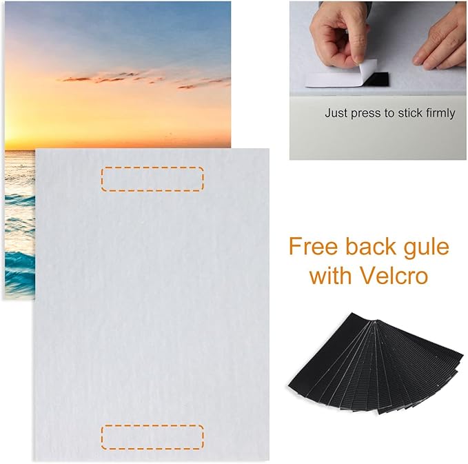YPY Art Acoustic Panels Self Adhesive: Beach Wall Art Sound Proof Panel Decorative Acoustic Panels Acoustical Treatment for Recording Studio 8 Pack 48x32 Inches