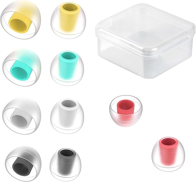 5 Pairs KBEAR 07 Ear Tips, KINBOOFI KZ ZS10 PRO Silicone IEM Eartips Earbuds for KZ ZST ZS10 PRO X AS10 AS24 ZSN ZSN PRO X ZSN PRO ZS10 PRO2 TANGZU WAN'ER CCZ DC02 DC01-PRO Wired Headphone（S/M/L）