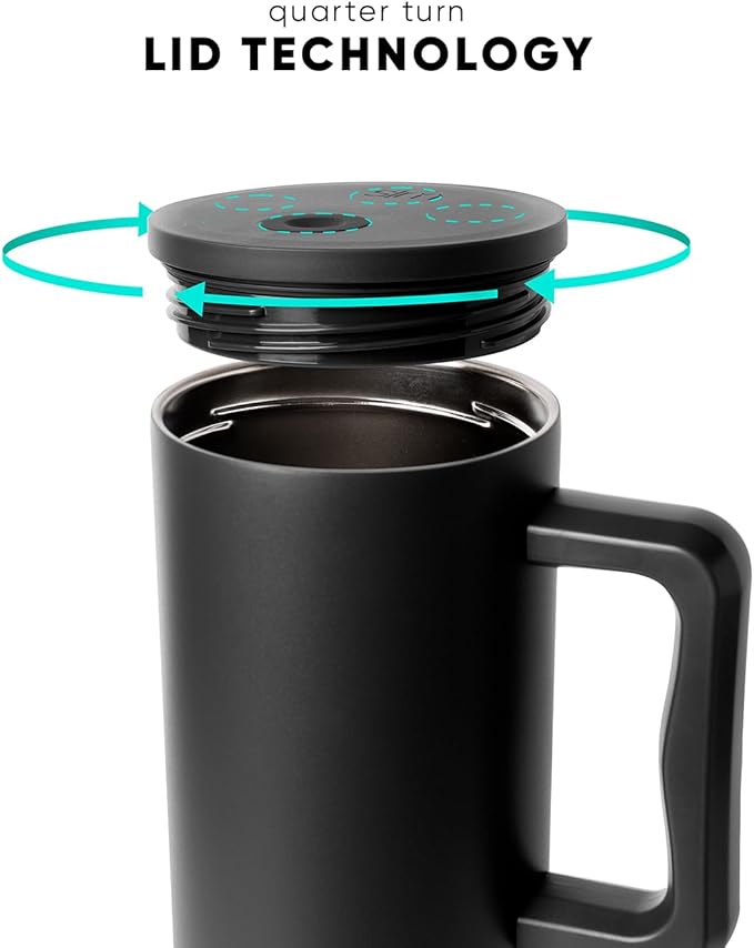 Simple Modern 40 oz Trek Tumbler with Handle and Straw Lid | Cup Holder Friendly Insulated Stainless Steel Travel Mug | Honolulu