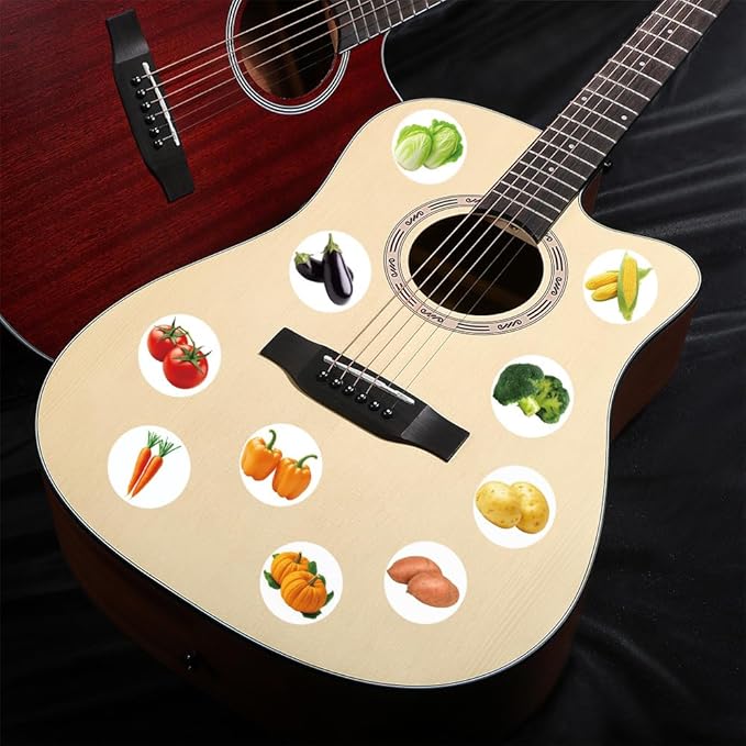 500 Pcs Funny Vegetable Stickers Roll, 10 Styles Cartoon Cute Vegetable Stickers for Teens, Waterproof Vinyl Stickers for Journal Scrapbook, Party Favors Classroom Rewards (500 per Roll)