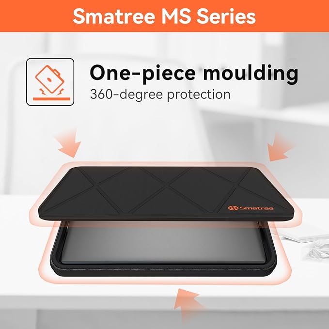 Smatree MS26T Hard EVA Protective Sleeve with Stand Compatible for 12.2 inch Acer Chromebook Spin 312,11.6 inch Chromebook 311,TravelMate B3 TMB311-33-C3FM,TravelMate Spin B3 11 TMB311RN-33 Bag
