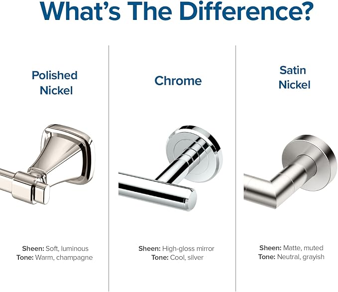 Gatco 5710 Clarion Towel Bar | 24" L Bathroom Towel Rack, Wall Mount Bathroom Towel Holder | Crystal-Clear Acrylic & Chrome Finish