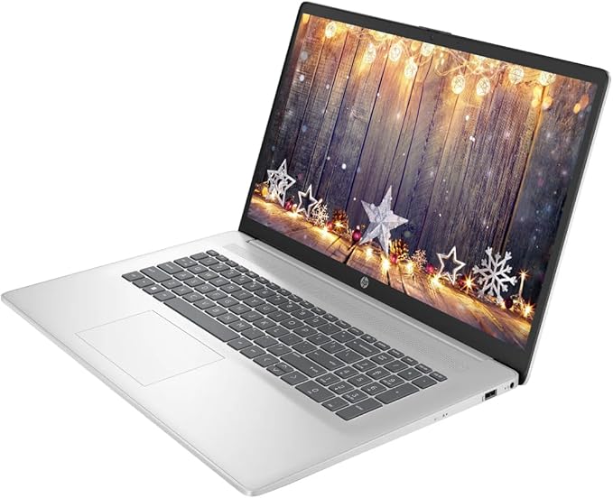 HP 17.3" Touchscreen Laptop Computer, 32GB RAM 1.5TB Storage (1TB SSD+512GB Docking Station Set), 6-Cores AMD Ryzen 5, Windows 11, PLUSERA Earphones