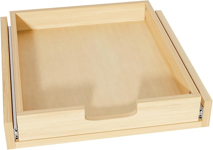 Grehitk Pullout Cabinet Organizer, 23''W×21''D×3''H Slide Out Shelves for Kitchen Cabinets, Pull out Drawers for Kitchen Cabinets, Pantry, Bathroom, & Storage Organization