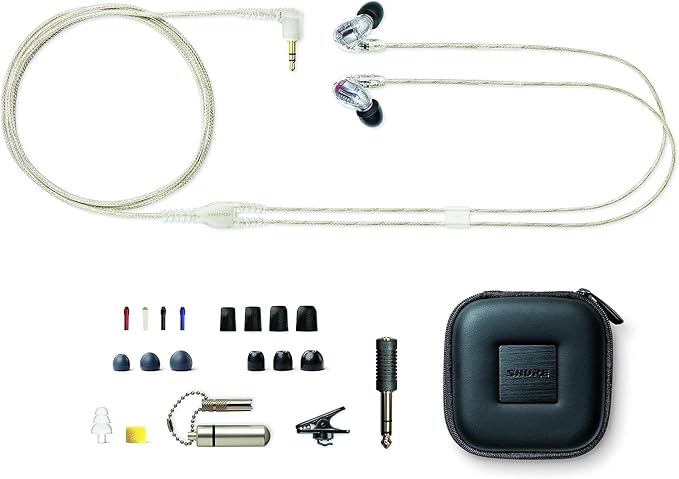 Shure SE846 Gen 2 Sound-Isolating Earphones with 64" Detachable Cable - Clear