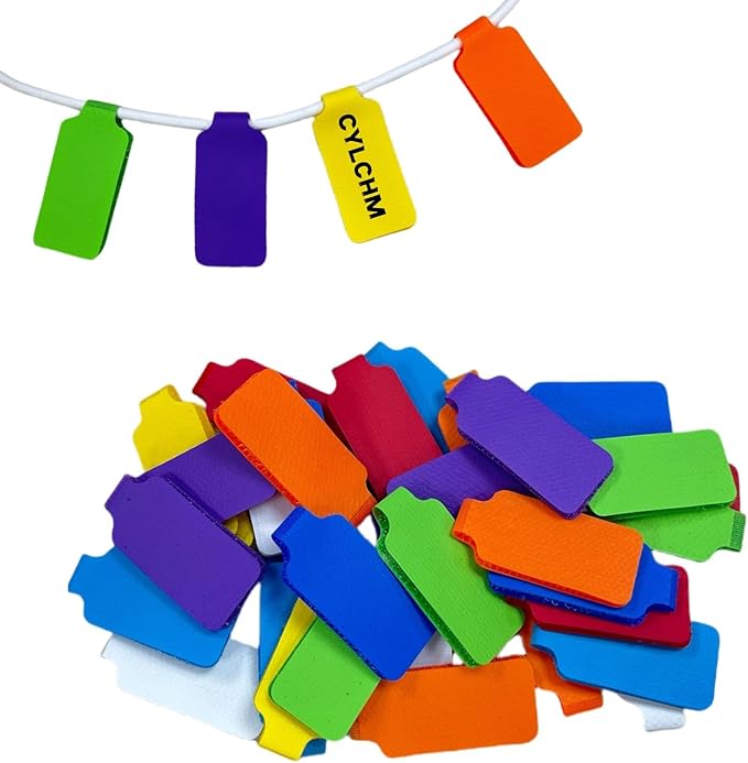 24PCS Multi-Color Cable Ties - Reusable Fastening Straps for Electronics and Cord Organizer, 8 Colors