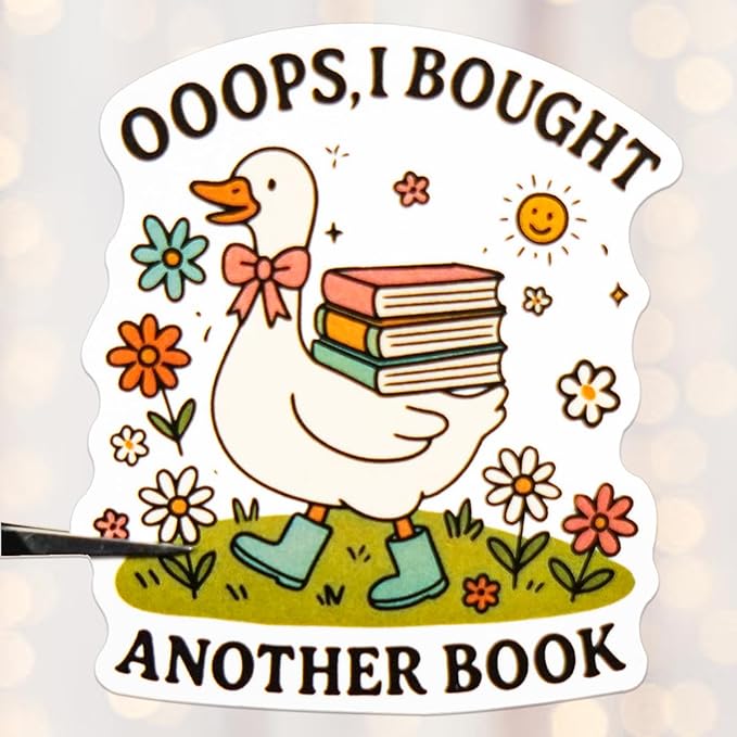 300 PCS Book Stickers for Kindle, Bookish Sticker Pack Reading Waterproof Vinyl Decals for Laptop, Ebook Readers, Water Bottle, Phone, Journal, Scrapbook, No Repeats (Glossy)