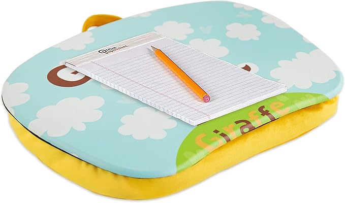 Jasenna Pets Lap Desk - Lapdesk Fits up to 11.6 Inch laptops - Drawing Table and Craft Desk (1-Giraffe)