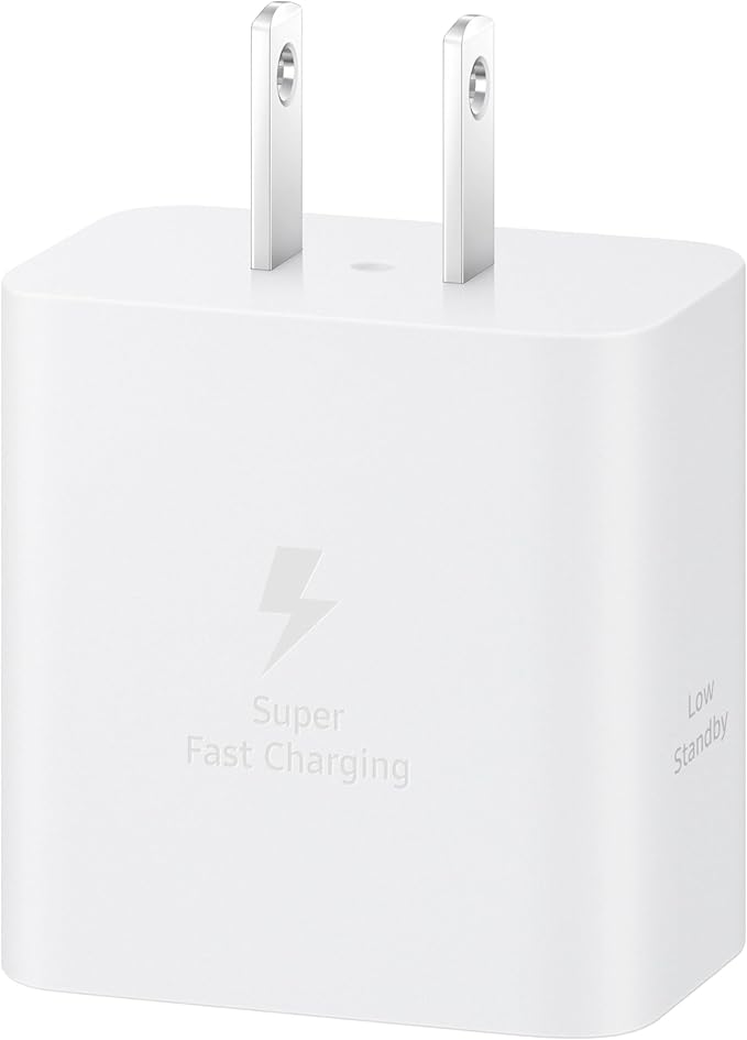 Samsung 45W Wall Charger Power Adapter, Cable Not Included, Super Fast Charging for Galaxy Phones, Tablets and USB Type C Devices, Low Standby Power Consumption, EP-T4511NWEGUS, White