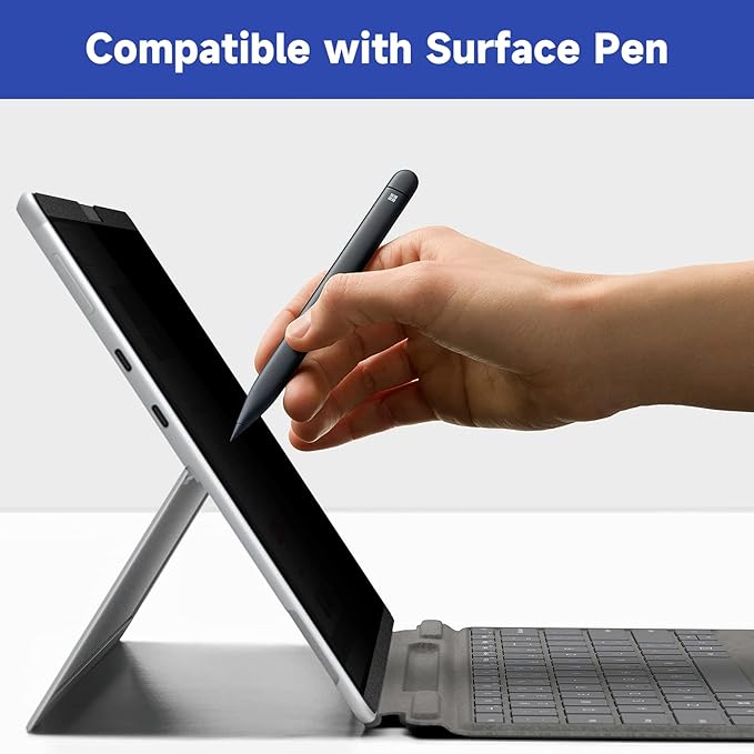 IPROKKO Magnetic Privacy Screen for Microsoft Surface Pro 11/10/9/8/X, Surface Pro Privacy Filter 13 Inch, Anti-Glare Blue Light Laptop Computer Monitor Screen Protector