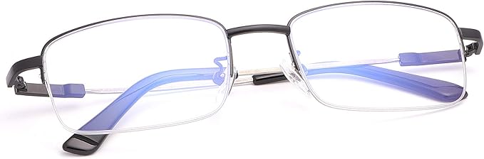 Progressive Multifocus Computer Reading Glasses Blue Light Blocking No Line Lenses Multifocal Readers for Men and Women