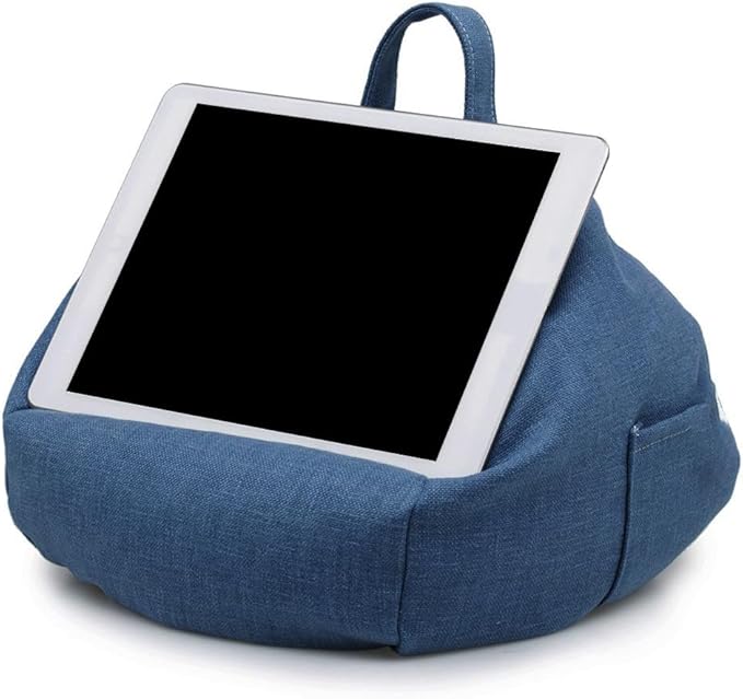 Book Pillow for Reading in Bed, Bed Tablet Holder, Portable Bean Bag Holder, for Bedtime Adventures, Portable Travel Cushion, for Standing Computers, Books, Tablets