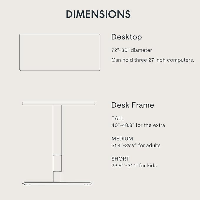 FLEXISPOT E6 MAX Bamboo Dual Motor 3 Stages Standing Desk 72x30 Inch Whole-Piece Board Electric Height Adjustable Stand Up Desk 150KG Load Capacity(Black Frame + Bamboo Desktop)