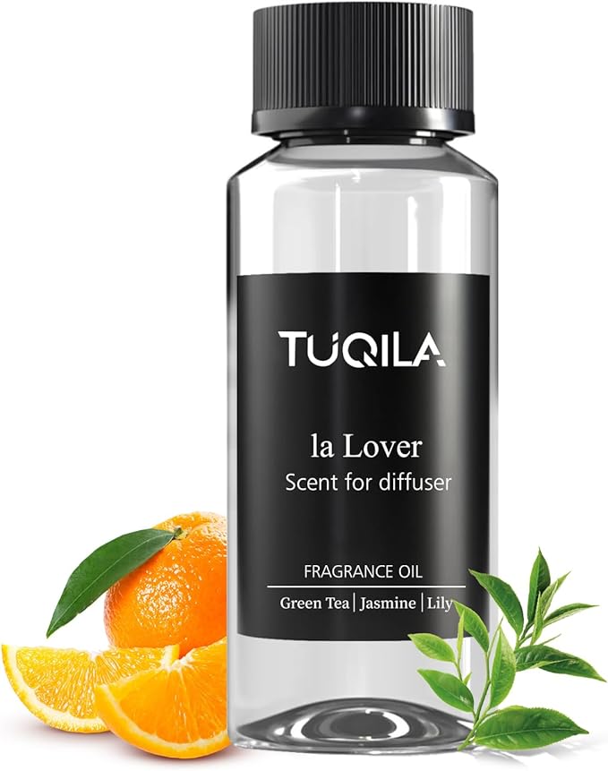 Tuqila Hotel Luxury Essential Oil for Waterless Diffusers, La Lover Scent 120ML Fragrance Oil for Cold Air Diffuser, Natural Home Aromatherapy Scented
