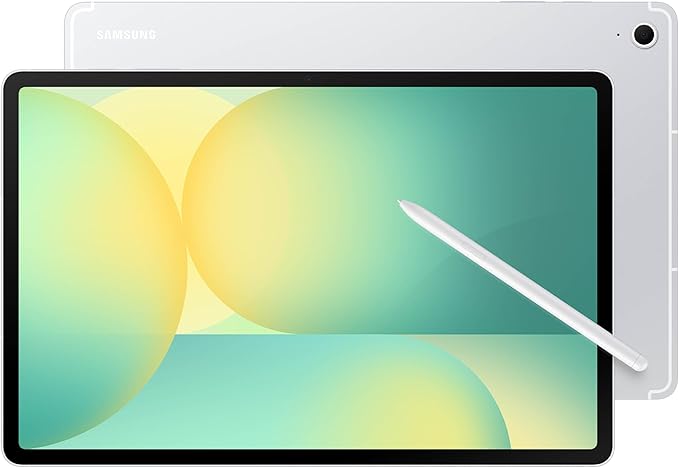SAMSUNG Galaxy Tab S10 FE 128GB WiFi Android Tablet, Large Display, Long Battery Life, Exynos 1580 Processor, IP68 Water-Resistant, 90 Hz Refresh, S Pen for Note-Taking, US Version, Silver