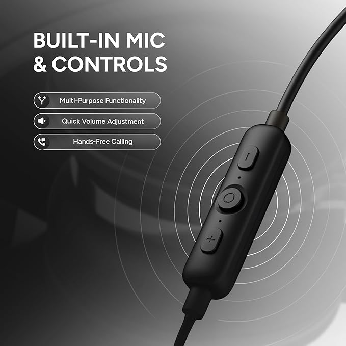 ARTIX CL750 Over Ear Headphones Wired with Mic & Volume Control, Audio with 100% Noise Cancelling Computer Wired, Plug in for Laptop, Dj Corded Studio Headphones