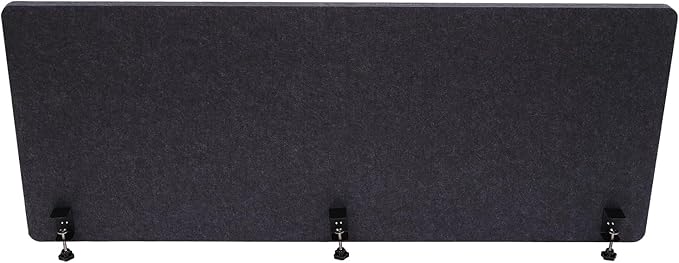 Acoustic Desk Divider, 59.1 x 23.8In Office Divider Panel, Noise Reducing Desk Privacy Panel for Office Table Sound Proof Dividers Office Furniture Partitions