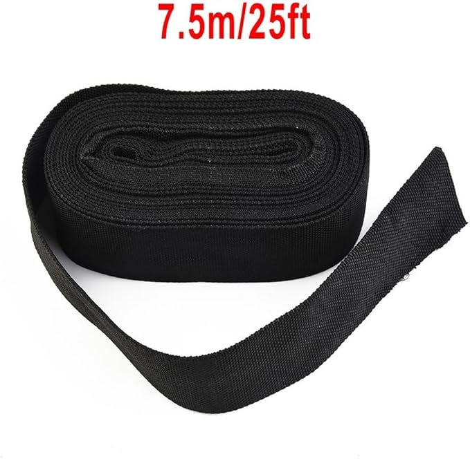 HanOaki Nylon Protective Gear Sleeve Sheath Cable Cover for Welding Torch Hydraulic Hose 25 Feet Length 40mm Diameter