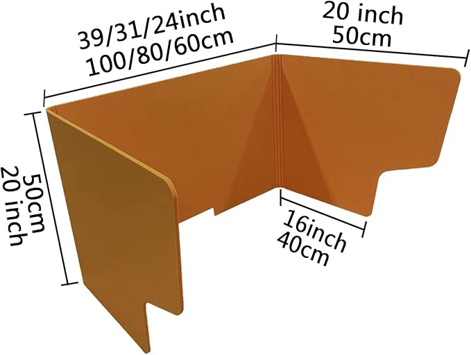 Acoustic Desk Divider Portable Soundproof Partition Panels 2 Pack Foldable Privacy Screens for Desks Ideal Office Classroom Customizable Workspace Solution