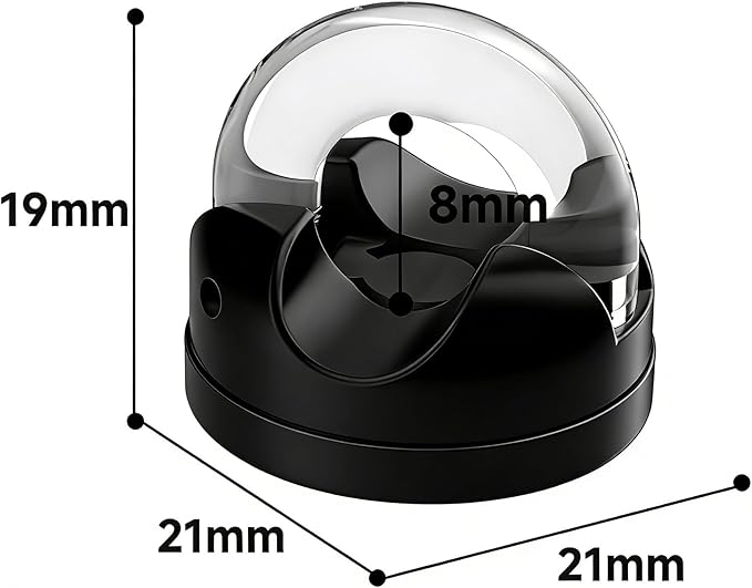 IFNOW Magnetic Cable Clips for Nightstand Self Adhesive Cord Holder Adjustable Clip for Desk, Nightstand, Phone Charger, Computer, Home, Office, Car (Black-New, 6PCS)