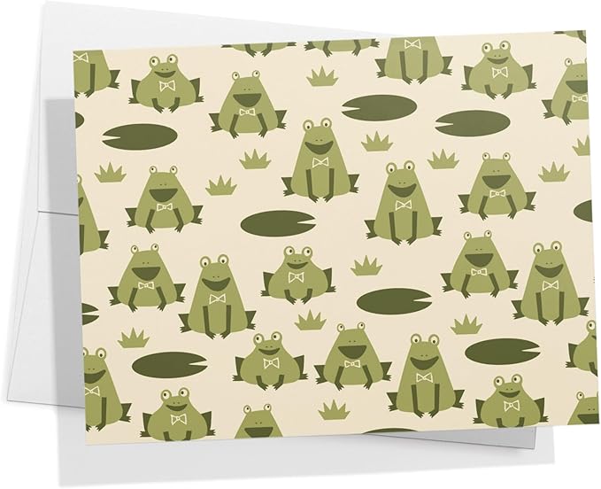 Twigs Paper - Assorted Animal Pattern Greeting Cards - Stationery Cards with Envelopes - Thank You Card - Blank Note Cards - Greeting Cards for All Occasions - Made in USA (5.5 x 4.25, Set of 12)