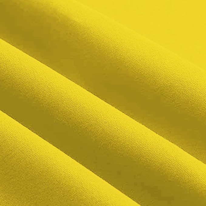 5x7 Ft Yellow Background Backdrop for Photography Seamless Photo Booth Backdrop for Photoshoot Photography Background Screen Video Recording Parties Curtain